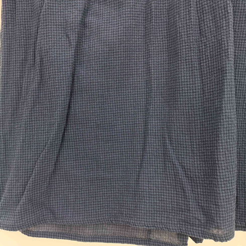 リブインコンフォート live in comfort シンプルライフ研究家 マキさんとつくった すぽんと着られる ほんのり透け感 軽やかワンピース〈ブルーチェック〉 レディース LP