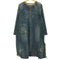 Refengfashion ダメージ加工 裾スリット デニムワンピース レディース JPN:L