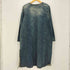 Refengfashion ダメージ加工 裾スリット デニムワンピース レディース JPN:L