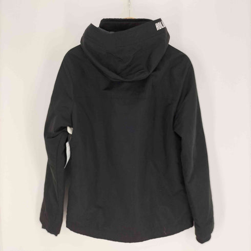 ホリスター Hollister ALL WEATHER COLLECTION ロゴ プリント 裏地 フリース マウンテン パーカー ジャケット メンズ import:M
