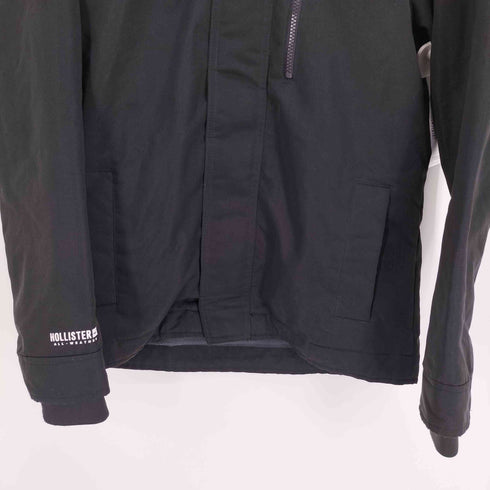 ホリスター Hollister ALL WEATHER COLLECTION ロゴ プリント 裏地 フリース マウンテン パーカー ジャケット メンズ import:M