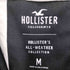 ホリスター Hollister ALL WEATHER COLLECTION ロゴ プリント 裏地 フリース マウンテン パーカー ジャケット メンズ import:M
