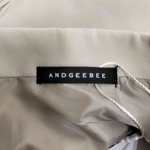 ANDGEEBEE アームスリット ベルテッド ワンピース レディース JPN:M