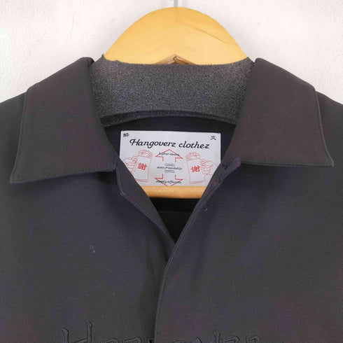 ハングオーバーズ Hangoverz バック刺繍 S/S 開襟シャツ スナップボタン メンズ