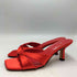 ザラ ZARA Heeled Satin Effects Sandals サテン エフェクト ハイヒール サンダル レディース EUR:39