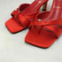ザラ ZARA Heeled Satin Effects Sandals サテン エフェクト ハイヒール サンダル レディース EUR:39