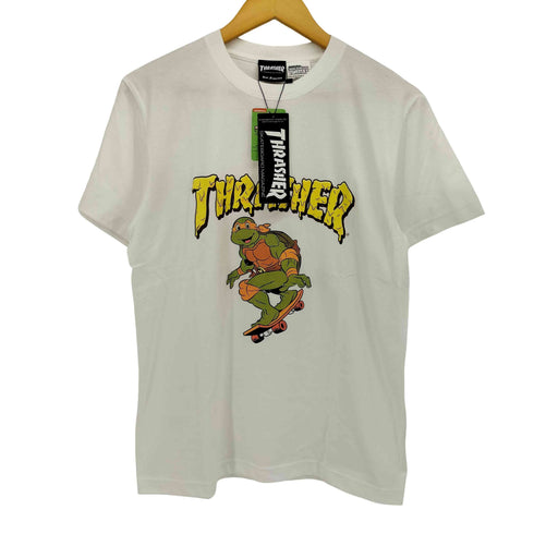 スラッシャー THRASHER NINJA TURTLES SKATE S/S Tシャツ メンズ import:M