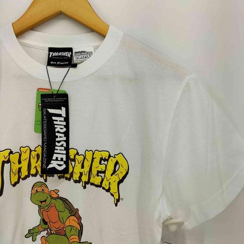 スラッシャー THRASHER NINJA TURTLES SKATE S/S Tシャツ メンズ import:M