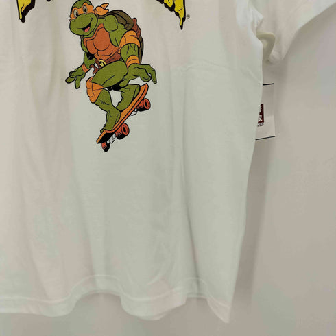 スラッシャー THRASHER NINJA TURTLES SKATE S/S Tシャツ メンズ import:M