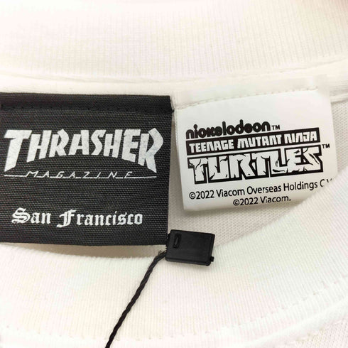 スラッシャー THRASHER NINJA TURTLES SKATE S/S Tシャツ メンズ import:M