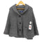バーバリーブルーレーベル BURBERRY BLUE LABEL ロゴプレート ケーブルニット ポンチョ レディース EUR:38