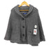 バーバリーブルーレーベル BURBERRY BLUE LABEL ロゴプレート ケーブルニット ポンチョ レディース EUR:38
