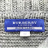 バーバリーブルーレーベル BURBERRY BLUE LABEL ロゴプレート ケーブルニット ポンチョ レディース EUR:38