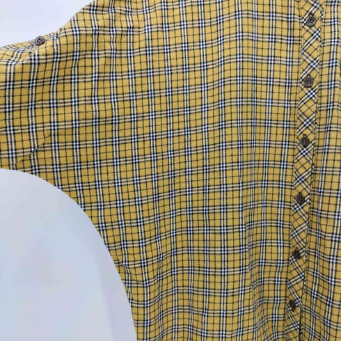 バーバリーブルーレーベル BURBERRY BLUE LABEL チェック柄 ドルマン 七分袖 シャツ レディース EUR:38