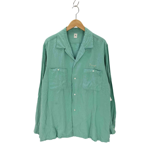 エディフィスラブークル EDIFICE LA BOUCLE ロゴ刺しゅう オープンカラーシャツ メンズ 2