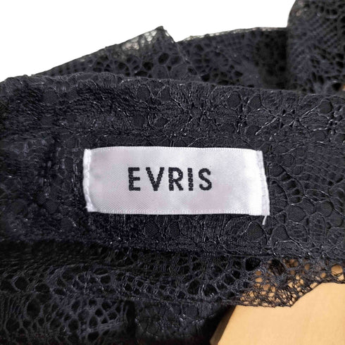 エヴリス EVRIS レースクロップドシャツ レディース FREE