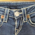トゥルーレリジョン TRUE RELIGION ステッチデザインフレアデニムパンツ レディース 27