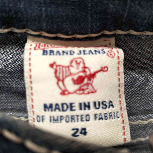 トゥルーレリジョン TRUE RELIGION ステッチデザインフレアデニムパンツ レディース 27