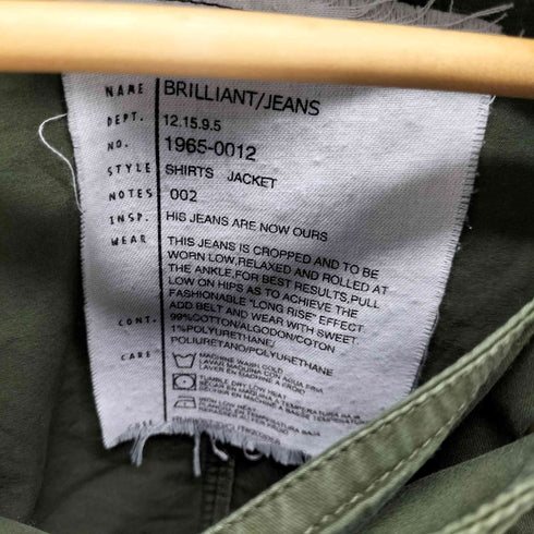 brilliant/jeans ミリタリーデザインジャケット レディース