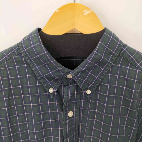 エディーバウアー Eddie Bauer 00S L/S コットンチェックシャツ メンズ import:L