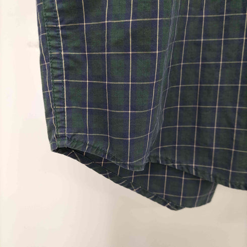 エディーバウアー Eddie Bauer 00S L/S コットンチェックシャツ メンズ import:L