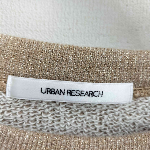 アーバンリサーチ URBAN RESEARCH 24aw MADE IN JAPAN ラメ裏毛スウェット レディース FREE