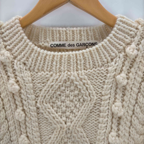 コムデギャルソン COMME des GARCONS クロップドケーブルニット レディース
