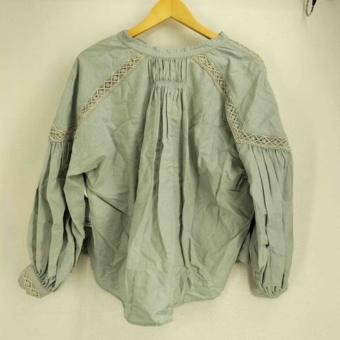 ヌキテパ NE QUITTEZ PAS COTTON LINEN LACE BLOUSE レディース FREE