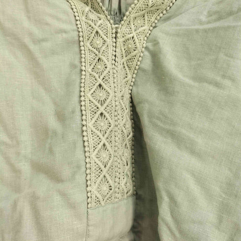 ヌキテパ NE QUITTEZ PAS COTTON LINEN LACE BLOUSE レディース FREE