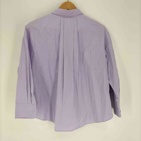 ノーリーズ NOLLEY’S コットン パール 釦 2WAY L/S シャツ ブラウス レディース JPN:38
