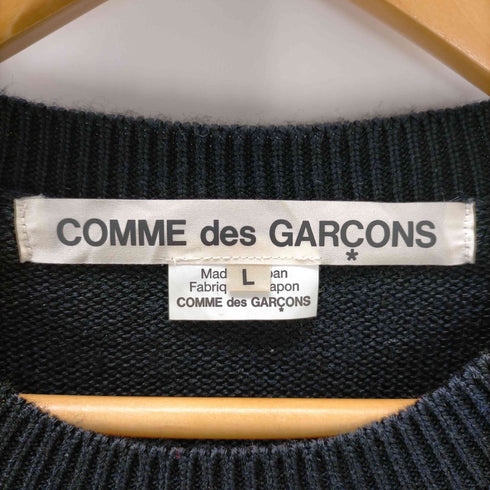 コムデギャルソン COMME des GARCONS AD2018 ウールスリットニットワンピース レディース JPN:L