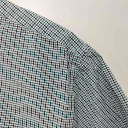 ノーティカ NAUTICA SLIM FIT チェック柄 ボタンダウン S/S シャツ メンズ import:L