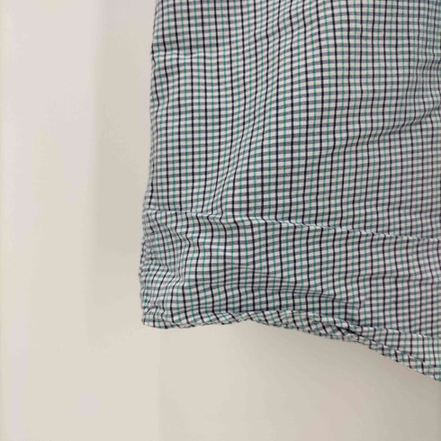 ノーティカ NAUTICA SLIM FIT チェック柄 ボタンダウン S/S シャツ メンズ import:L