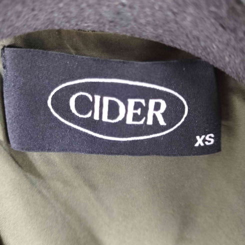 サイダー CIDER 金ボタン クロップドテーラードジャケット レディース import:XS