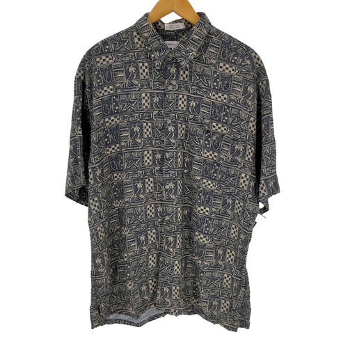 ピエールカルダン pierre cardin 総柄 レーヨンシャツ メンズ JPN:XL