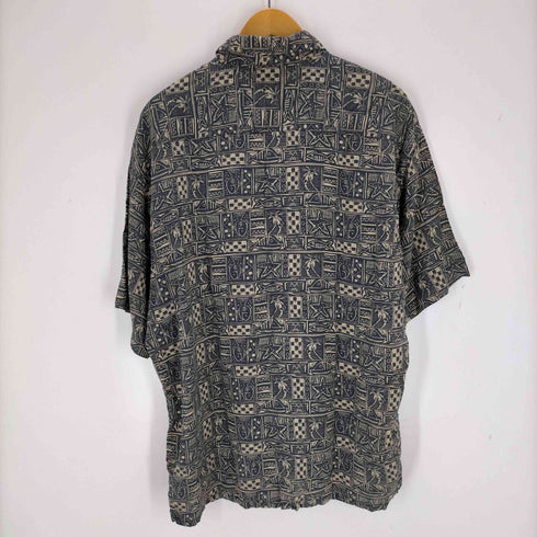 ピエールカルダン pierre cardin 総柄 レーヨンシャツ メンズ JPN:XL