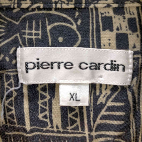 ピエールカルダン pierre cardin 総柄 レーヨンシャツ メンズ JPN:XL