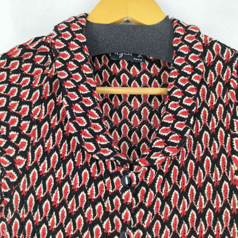 アニエスベー agnes b. カットワーク ニット S/S ワンピース レディース