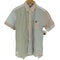 アベイシングエイプ A BATHING APE AITE APE HEAD ヘッド クレイジー パターン B.D. S/S ストライプ シャツ メンズ JPN:M