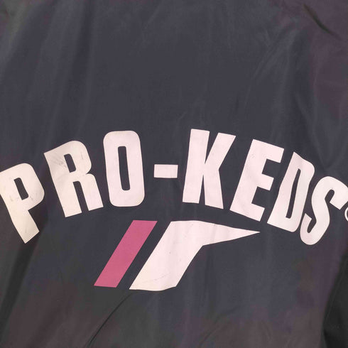 プロケッズ PRO-Keds バック ロゴ プリント ナイロン コーチ ジャケット ビッグサイズ メンズ 4L