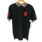 アベイシングエイプ A BATHING APE APE HEAD ヘッド ナンバリング 93 リブ チェック ポロ シャツ メンズ JPN:L