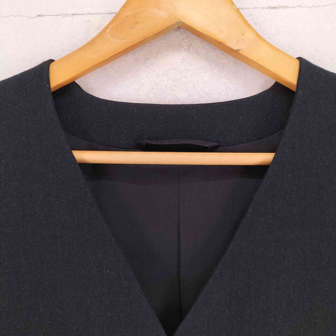 マーガレットハウエル MARGARET HOWELL × Lovat 別注 ウール ツイル ノーカラー ジャケット レディース JPN:2