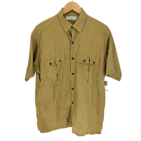 JUN SAITO GRASS MEN'S リネン フラップポケット S/S シャツ メンズ JPN:M