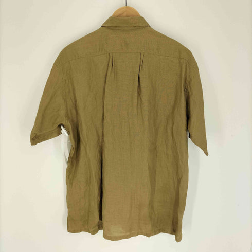 JUN SAITO GRASS MEN'S リネン フラップポケット S/S シャツ メンズ JPN:M