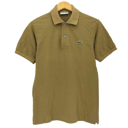 ラコステ LACOSTE ワンポイント 鹿の子 ポロシャツ メンズ JPN:2