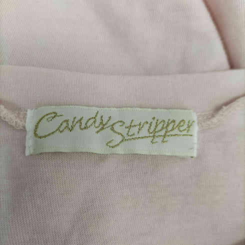キャンディストリッパー Candy Stripper ハートプリントクルーネックTシャツ レディース JPN:2