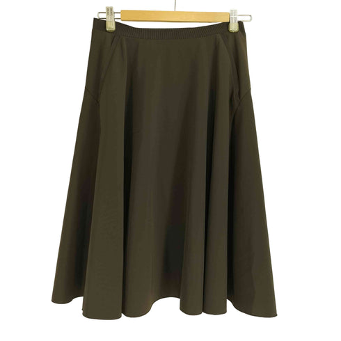 フォクシーニューヨーク FOXEY NEW YORK ひざ丈 フレア ポリスカート レディース ONE SIZE