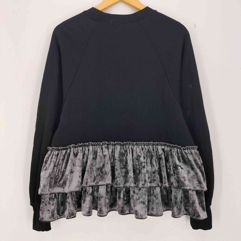 ユナイテッドアローズ UNITED ARROWS スウェット×ベロアティアード プルオーバー レディース FREE