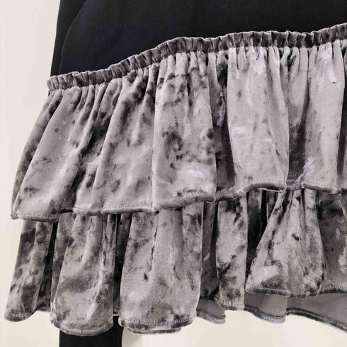 ユナイテッドアローズ UNITED ARROWS スウェット×ベロアティアード プルオーバー レディース FREE