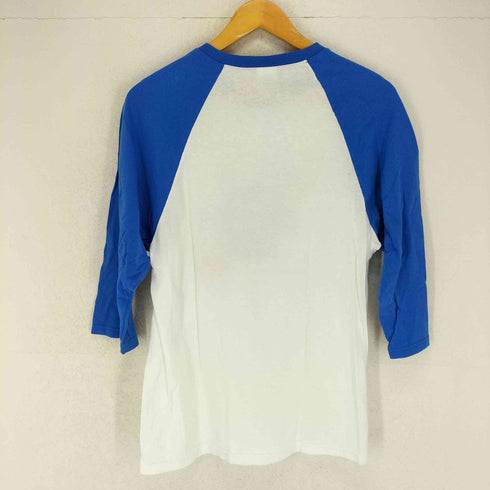 アンビル Anvil 00s 企業ロゴプリント ラグランスリーブ Tシャツ カットソー メンズ JPN:S